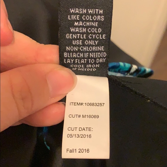 Floral Print Mock Neck Hi Lo Dress - Picture 7 of 7